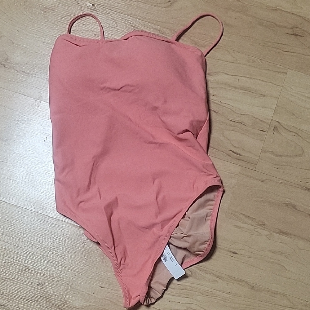 J Crew Coral One Piece Swimsuit